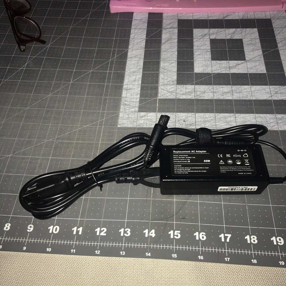 Replacement AC Adapter SK90185350 18.5V 3.5A 65W Input: 100~240V 50~60hz